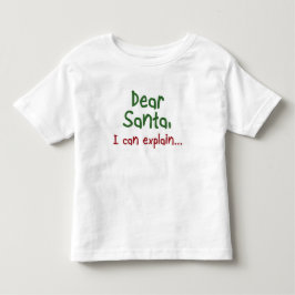 Camiseta Infantil Papais noeis engraçados citam roupas de Toddler pa