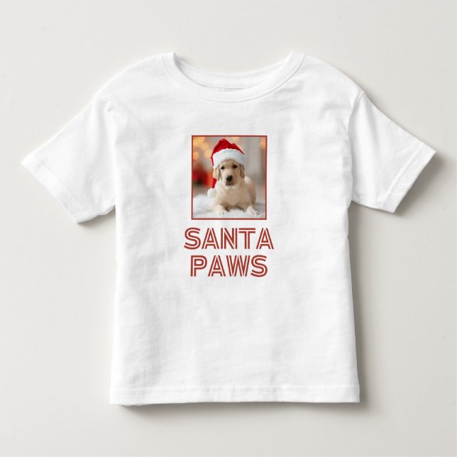 Camiseta Infantil Papais noeis - Fotografia personalizada - Natal pa (Frente)