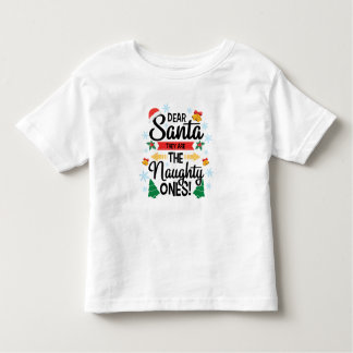 Camiseta Infantil Papais noeis queridos e divertidos são os malvados