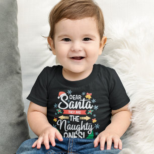 Camiseta Infantil Papais noeis queridos e divertidos são os malvados