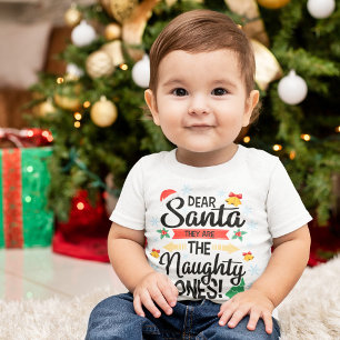 Camiseta Infantil Papais noeis queridos e divertidos são os malvados