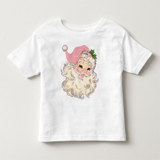 Camiseta Infantil Papais noeis Vermelhos Retroativos Vintage Unisex (Frente)
