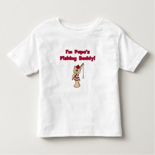 CAMISETA INFANTIL PAPÁS QUE PESCAM O AMIGO