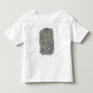 Camiseta Infantil Papel de parede com design do estilo da alga dos