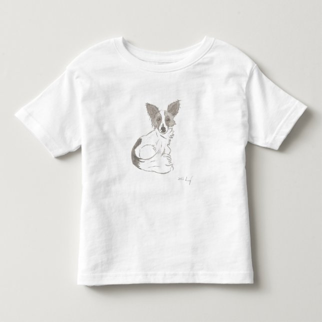 Camiseta Infantil Papillon Sketch Shirts (Frente)