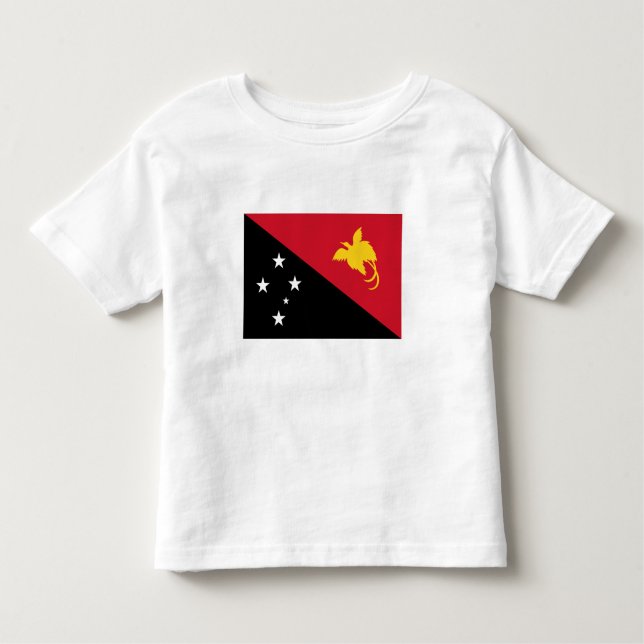 Camiseta Infantil Papua Nova Guiné (Frente)
