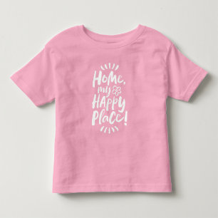 Camiseta Infantil Para casa, meu Lugar Feliz! Home Body Cozy - Mante