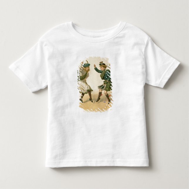 Camiseta Infantil Para Lang Auld Syne - um Feliz Natal direito (Frente)