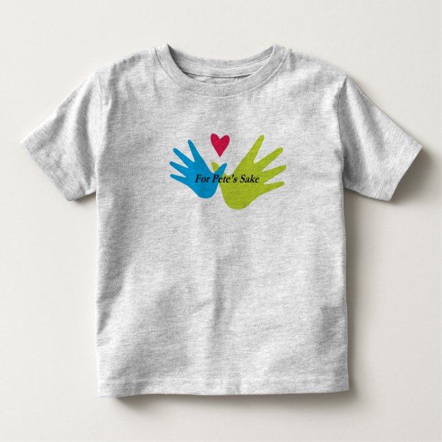 Camiseta Infantil Para o t-shirt da criança da causa de Pete (Frente)
