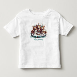 Camiseta Infantil Parabéns Pembroke Welsh Corgi Dogs