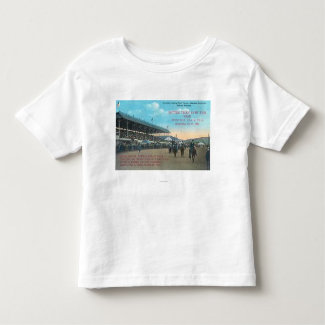 Camiseta Infantil Parada conservada em estoque no estado FairHelena (Frente)