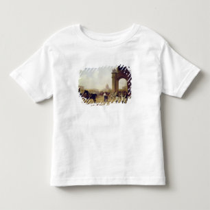Camiseta Infantil Parada no quadrado do palácio em St. Peterburg