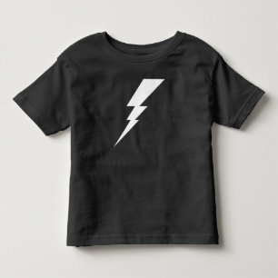 Camiseta Infantil Parafuso de relâmpago branco