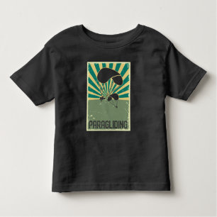 Camiseta Infantil Paraglider em voo por Hobby
