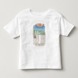 Camiseta Infantil Paraíso terrestre, um livro em sete idades do