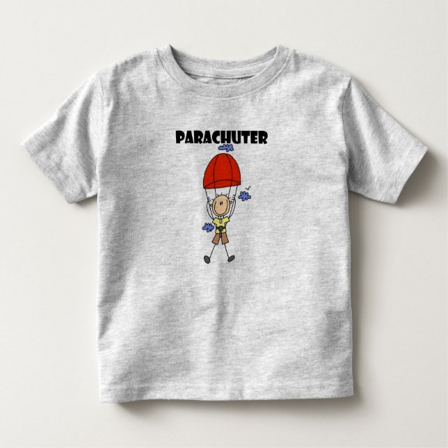 Camiseta Infantil Paraquedista (Frente)