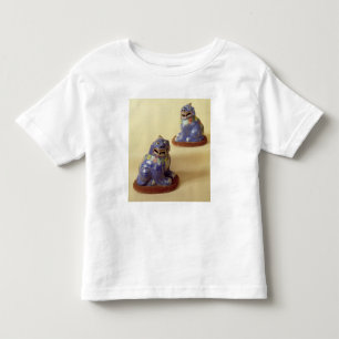 Camiseta Infantil Pares de cães chineses do cloisonne, século XVII