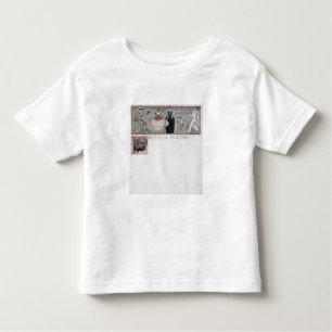 Camiseta Infantil "Parfois IL m'arrive" (tinta e w/c no papel)