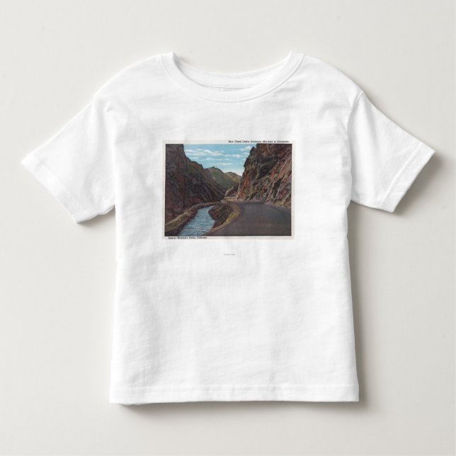 Camiseta Infantil Parque da montanha de Denver, CO - garganta da (Frente)