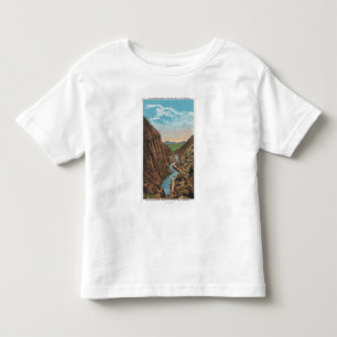 Camiseta Infantil Parque de Estes, CO - opinião Thompson grande