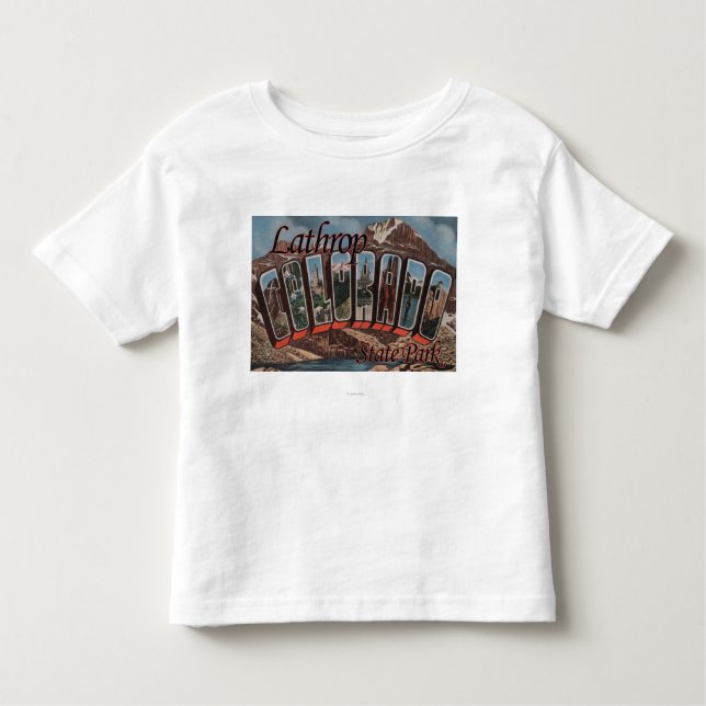 Camiseta Infantil Parque estadual de Lathrop, Colorado (Frente)