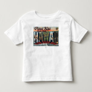 Camiseta Infantil Parque estadual de Puua Kaa, Havaí - grande cena
