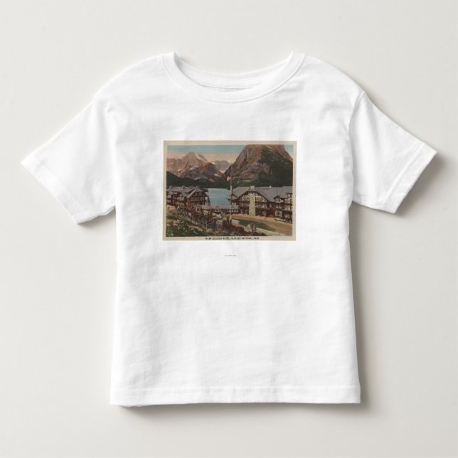 Camiseta Infantil Parque nacional de geleira, TA - muita hotel da (Frente)