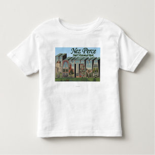 Camiseta Infantil Parque nacional de Nez Perce, Montana