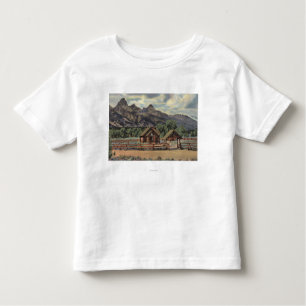 Camiseta Infantil Parque nacional de Teton, WY