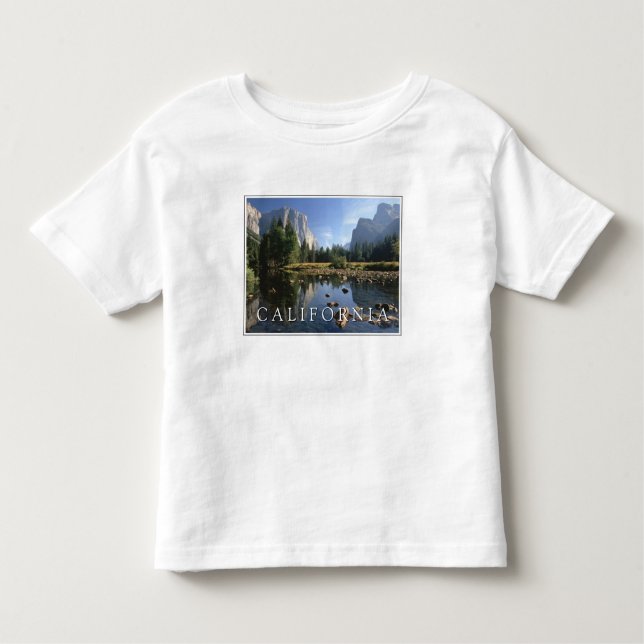 Camiseta Infantil Parque Nacional de Yosemite | Califórnia (Frente)