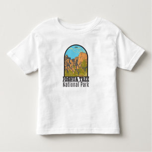 Camiseta Infantil Parque Nacional Joshua Tree O Burrito Excelente