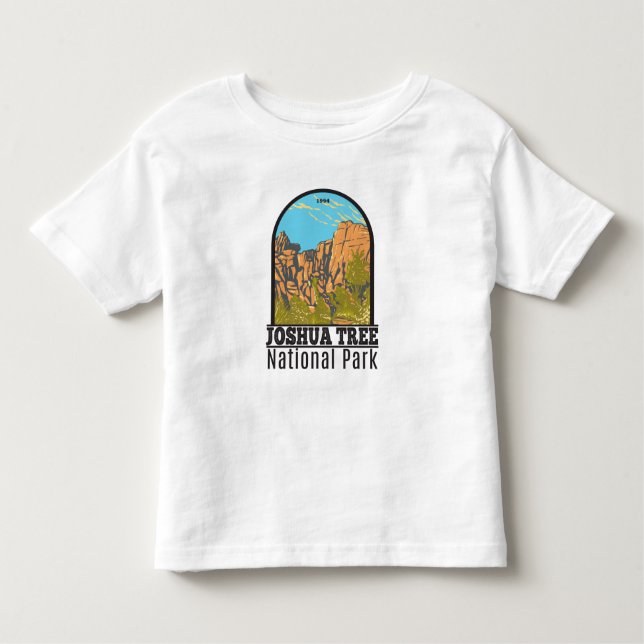 Camiseta Infantil Parque Nacional Joshua Tree O Burrito Excelente (Frente)