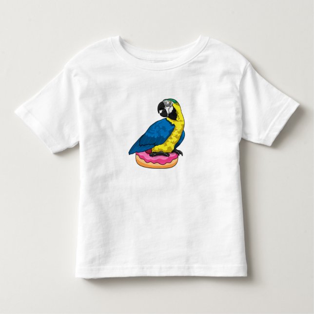 Camiseta Infantil Parrot with Donut (Frente)