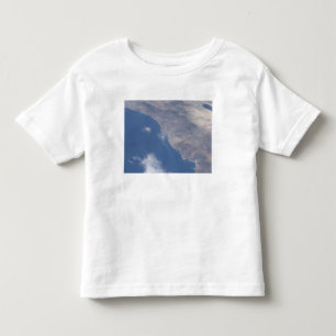 Camiseta Infantil Parte de Califórnia do sul como visto do espaço