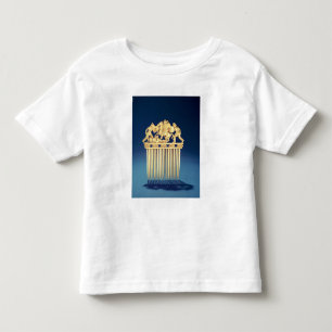 Camiseta Infantil Parte dianteira de um pente de Scythian