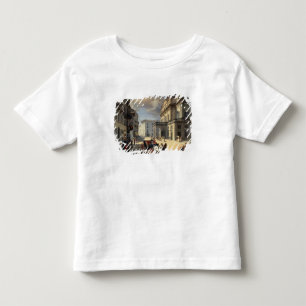 Camiseta Infantil Parte dianteira do teatro do La Scala, 1852