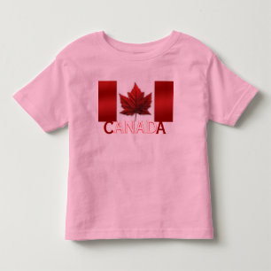 Camiseta Infantil Parte superior da lembrança do bebê de Canadá d