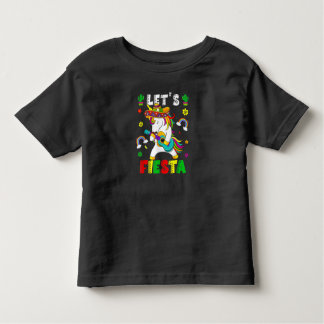Camiseta Infantil Partido Cinco de Mayo permite Fiesta dançar mexica