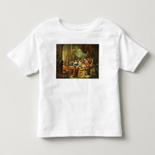Camiseta Infantil Partido da música em um interior apalaçada com