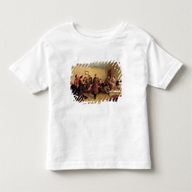 Camiseta Infantil Partido de noite de um comerciante (Frente)