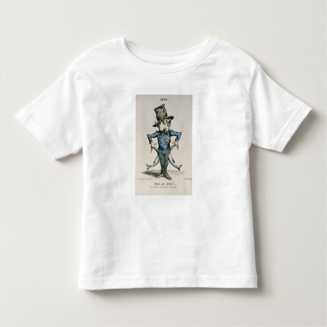 Camiseta Infantil Pas le sou! Senhorita Howard' do chez dos j'allais (Frente)