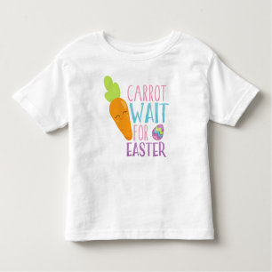 Camiseta Infantil Páscoa, Cenoura Esperar Por Páscoa, Ovos De Páscoa