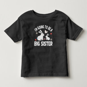 Camiseta Infantil Páscoa Eu serei uma Irmã Grande, Páscoa Coelhin