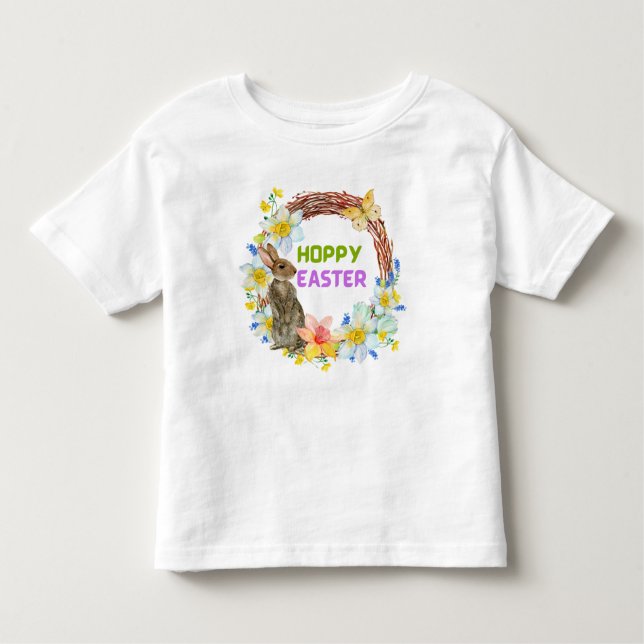 Camiseta Infantil Páscoa Hoppy (Frente)