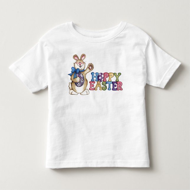 Camiseta Infantil Páscoa Hoppy - t-shirt da criança (Frente)