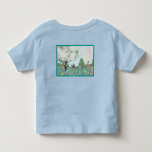 Camiseta Infantil Páscoa no Texas - Azul
