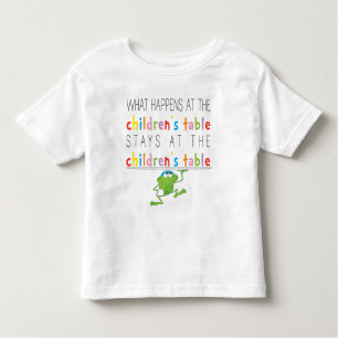 Camiseta Infantil Passagem "A Mesa das crianças" Toddler T-Shirt