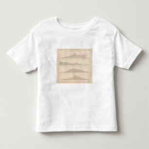 Camiseta Infantil Passagens de de mergulhador do cupé, Andes