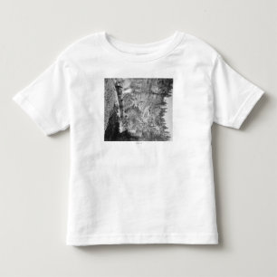 Camiseta Infantil Passagens do trem através da garganta dos alces