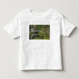 Camiseta Infantil Passarela branca, Somesville, Ilha Mount Desert